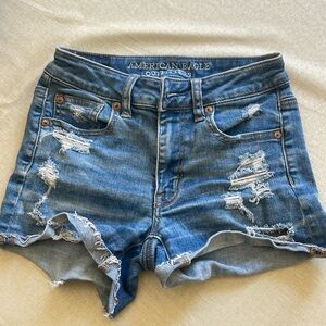 American Eagle Outfitters super stretch jean shorts